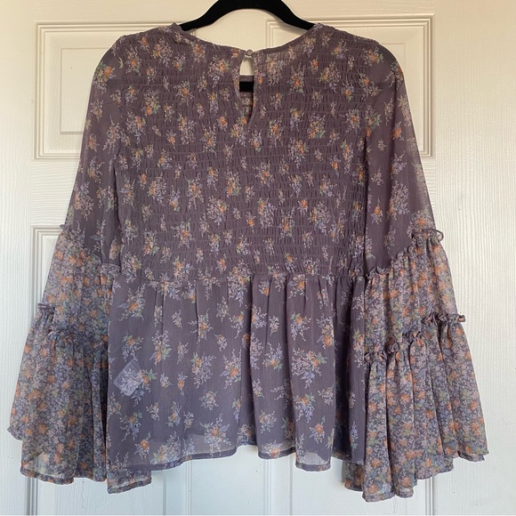 American Eagle Butterfly Long Sleeve Top - Picture 4 of 5